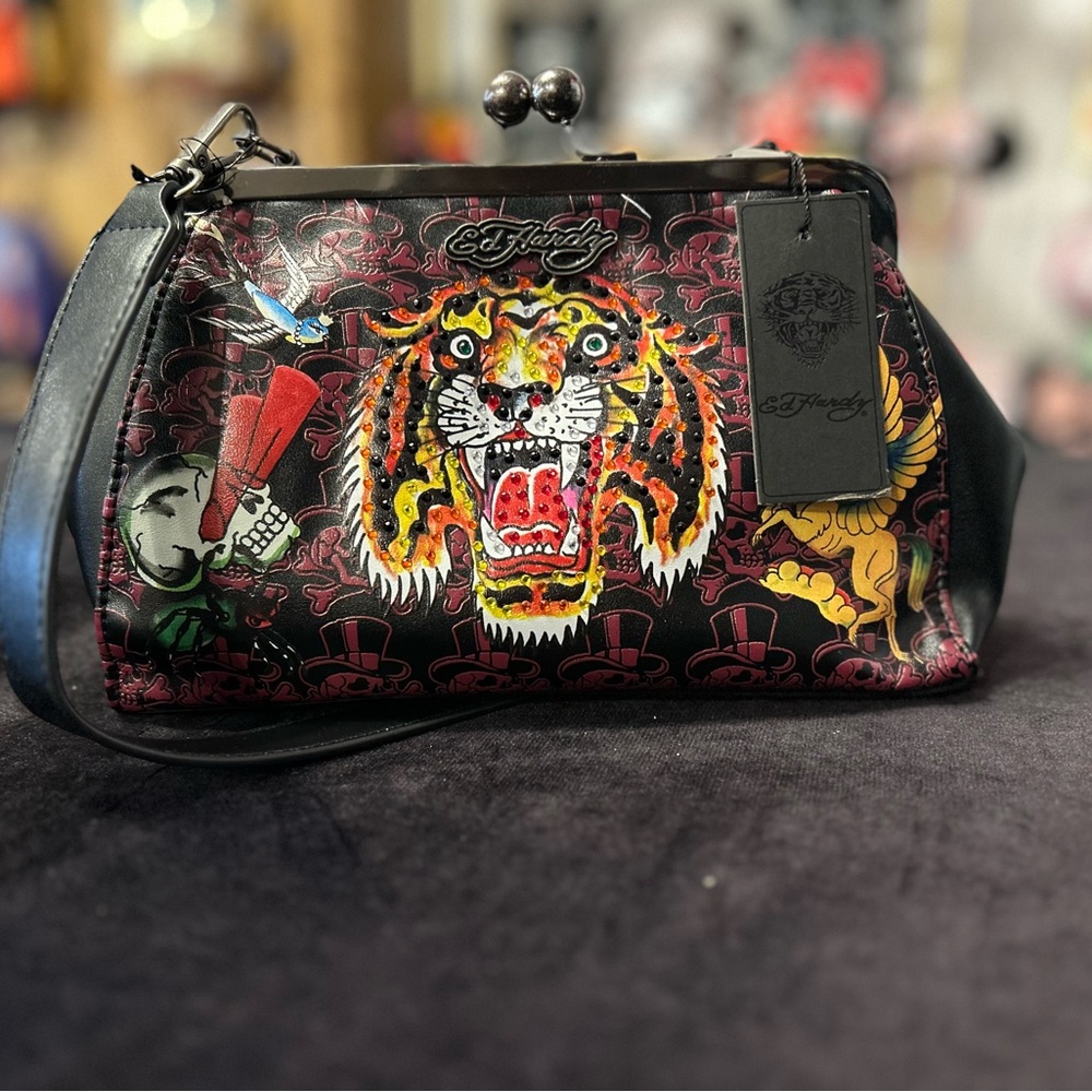Ed hardy Clutch/ shoulder bag